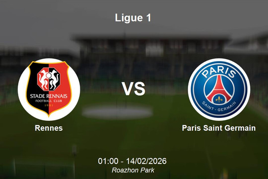 Nhận định Rennes vs Paris Saint Germain - Ligue 1: Sức mạnh tuyệt đối của nhà ĐKVĐ