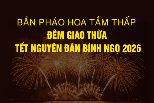 Đêm Giao thừa 2026: Pháo hoa thắp sáng Ngàn hoa – Biển xanh – Đại ngàn