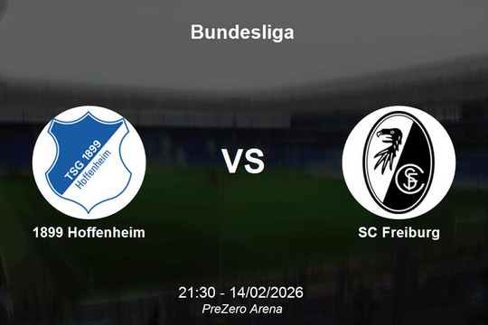 Nhận định 1899 Hoffenheim vs SC Freiburg - Bundesliga: Khẳng định vị thế top 3