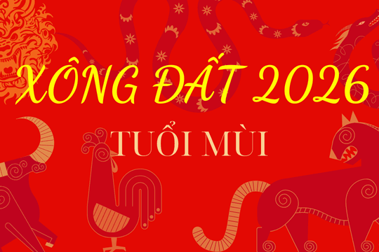 Những tuổi xông đất, xông nhà năm 2026 cho tuổi Mùi may mắn cả năm