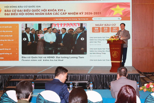 Chuyển đổi số là điểm mới giúp cử tri thuận lợi trong việc theo dõi bầu cử