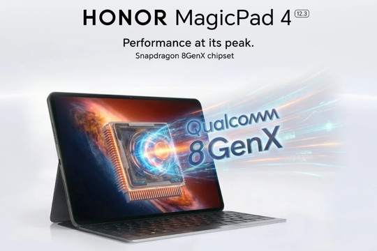 Honor MagicPad 4 lộ thông số với màn hình 165Hz và chip Snapdragon 8 Elite Gen 5