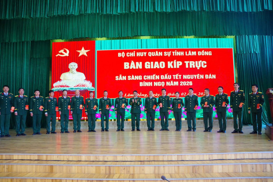 Bộ Chỉ huy Quân sự Lâm Đồng sẵn sàng chiến đấu dịp Tết