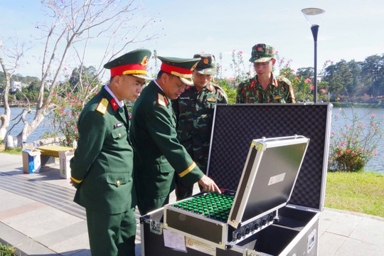 Lâm Đồng kiểm tra khâu chuẩn bị bắn pháo hoa đêm giao thừa