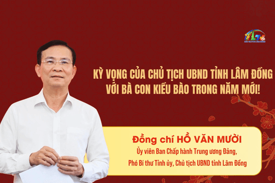 Kỳ vọng của Chủ tịch UBND tỉnh Lâm Đồng với bà con Kiều bào trong năm mới