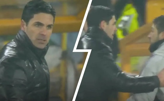 Arsenal rơi điểm phút 90+4, Arteta vất vả kiềm chế trợ lý tại Molineux