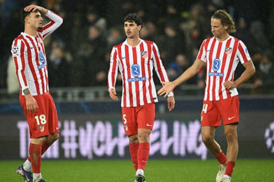 Atletico Madrid đánh rơi chiến thắng trong trận hòa 6 bàn nghẹt thở trước Club Brugge