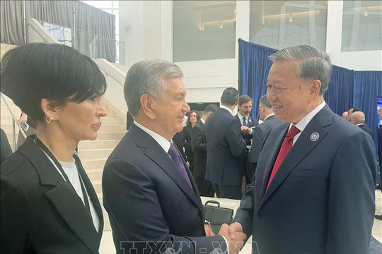 Tổng Bí thư Tô Lâm gặp lãnh đạo các nước nhân dịp tham dự cuộc họp khai mạc Hội đồng Hòa bình về Gaza