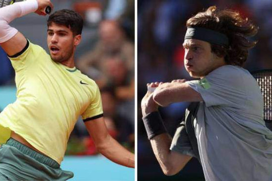 Bán kết Qatar Open: Carlos Alcaraz chạm trán Andrey Rublev trong trận 'chung kết sớm'