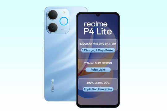 realme P4 Lite 4G ra mắt: Pin 6.300mAh và độ bền chuẩn quân đội giá từ 2,85 triệu đồng