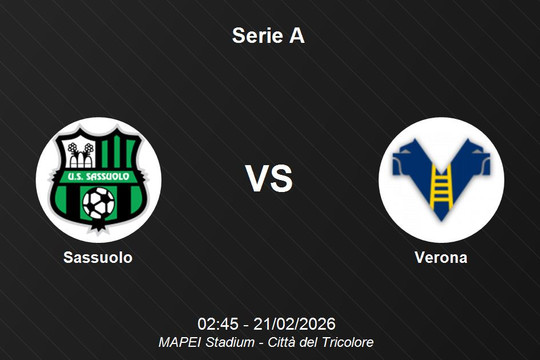 Nhận định Sassuolo vs Verona - Serie A