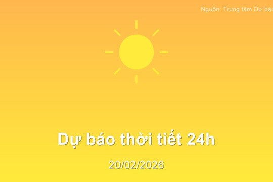 Thời tiết đất liền 24h tới (21/02/2026): Bắc Bộ sương mù trời rét, Nam Bộ nắng nóng