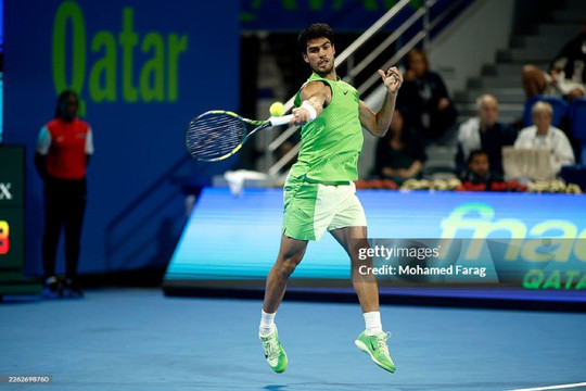 Carlos Alcaraz biến Rublev thành cựu vương, tiến vào chung kết Qatar Open