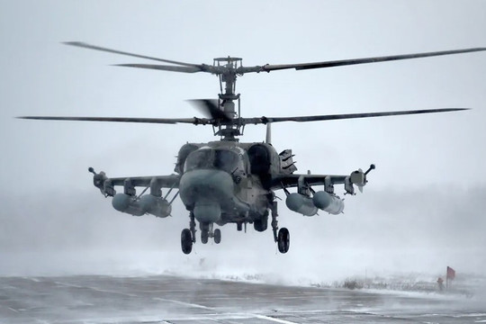 Trực thăng Ka-52M Nga tiêu diệt 25 UAV bằng đạn thông minh 30mm mới