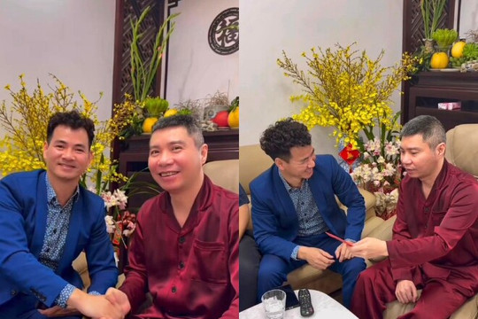 NSND Xuân Bắc đưa hai con trai chúc Tết NSND Công Lý: Tình bạn 30 năm keo sơn
