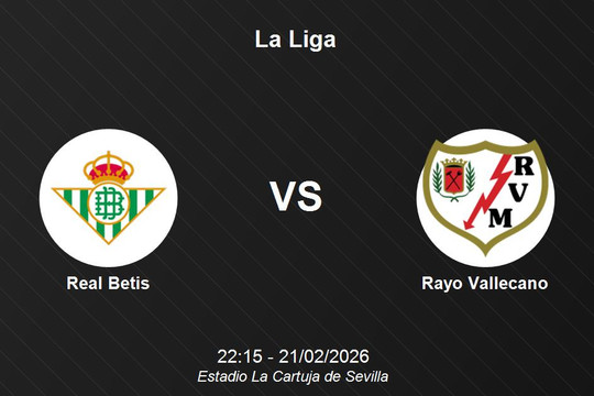 Nhận định Real Betis vs Rayo Vallecano - La Liga