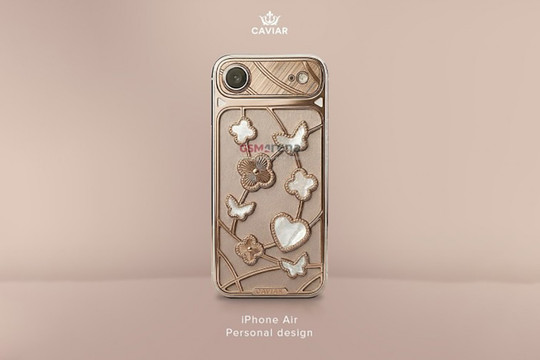Caviar ra mắt iPhone Air độc bản khảm vàng 24k và xà cừ với mức giá hơn 290 triệu đồng