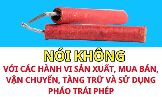 Cần chung tay ngăn chặn tình trạng đốt, tự chế pháo nổ