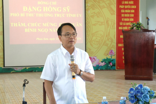 Phó Bí thư Thường trực Tỉnh ủy Lâm Đồng thăm, chúc tết các địa phương