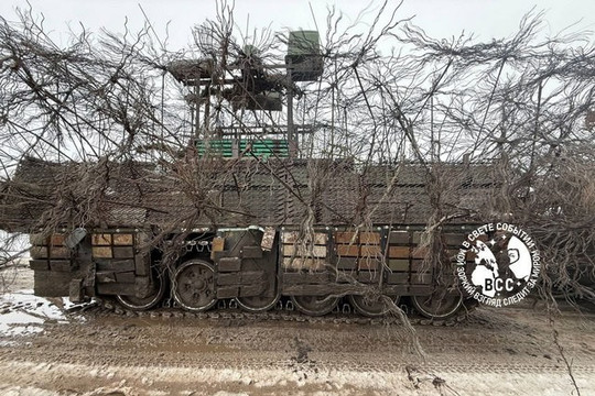 Xe bọc thép Nga dựa trên khung gầm T-72B3 chống chịu 50 đòn tấn công từ UAV