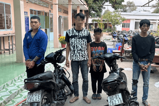 An Giang: Triệt phá nhóm đối tượng dùng súng bắn đạn bi cướp tài sản của khách du lịch
