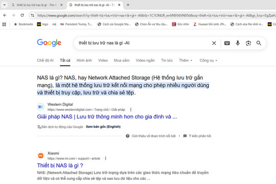 Mẹo ẩn bản tóm tắt AI khỏi kết quả tìm kiếm Google chỉ bằng một thủ thuật bàn phím đơn giản