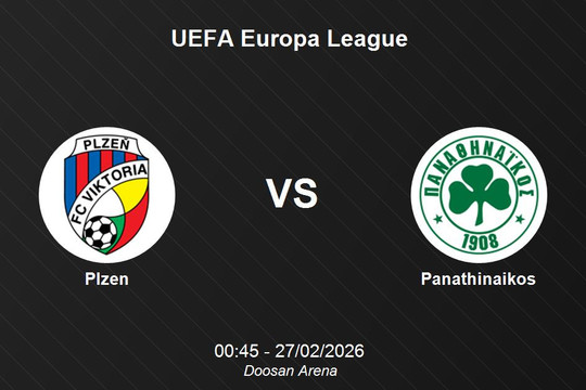 Nhận định Plzen vs Panathinaikos - UEFA Europa League: Thử thách cho bản lĩnh bất bại