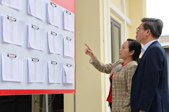 Phó Chủ tịch HĐND tỉnh Lâm Đồng kiểm tra, giám sát công tác chuẩn bị bầu cử