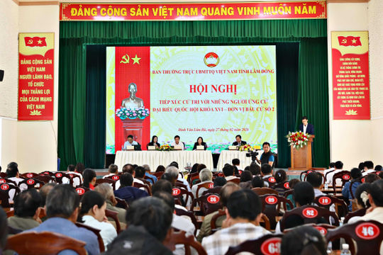 Ứng cử viên ĐBQH khóa XVI cam kết sát dân, thúc đẩy phát triển bền vững vùng kinh tế Lâm Hà, Đam Rông