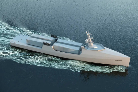 Hải quân Mỹ sắp hạ thủy tàu tự hành Liberty Class có thể hoạt động 90 ngày liên tục