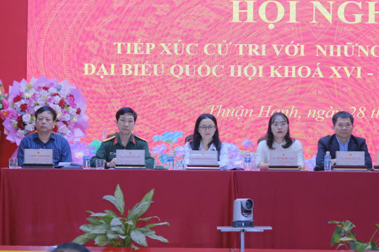 Ứng cử viên ĐBQH Đơn vị bầu cử số 6 Lâm Đồng cam kết hành động trước cử tri vùng biên