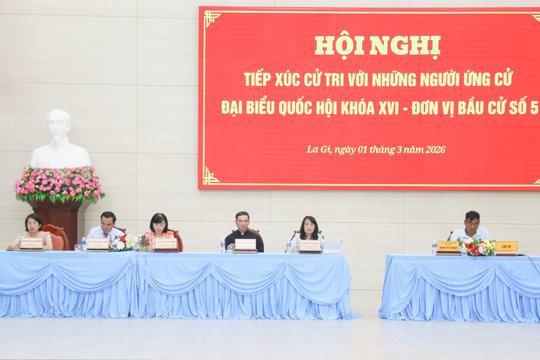 Ứng cử viên ĐBQH khóa XVI tiếp xúc cử tri Đơn vị bầu cử số 5 Lâm Đồng