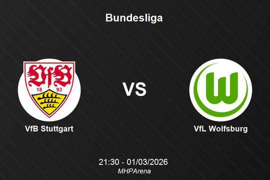 Nhận định VfB Stuttgart vs VfL Wolfsburg: Thử thách cực đại cho bầy Sói - Bundesliga
