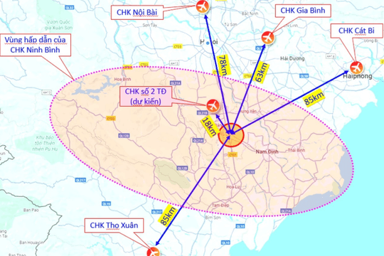 Đề xuất xây sân bay quốc tế 23.000 tỷ tại Ninh Bình: Các Bộ ngành nêu ý kiến thận trọng