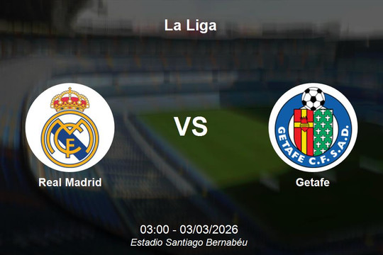 Nhận định Real Madrid vs Getafe - La Liga: Thử thách cho chiều sâu đội hình
