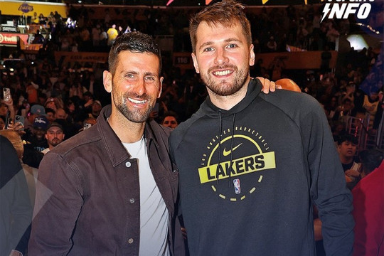Siêu sao NBA Luka Doncic ca ngợi Novak Djokovic là vận động viên vĩ đại nhất lịch sử thể thao
