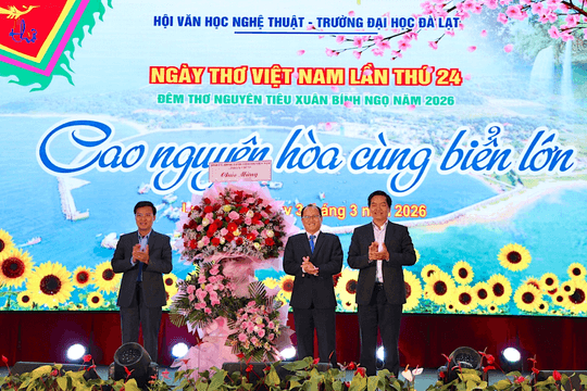 Lâm Đồng tổ chức đêm thơ Nguyên Tiêu “Cao nguyên hòa cùng biển lớn”