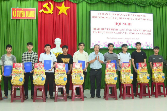 Tuổi trẻ Lâm Đồng tự hào bước vào quân ngũ