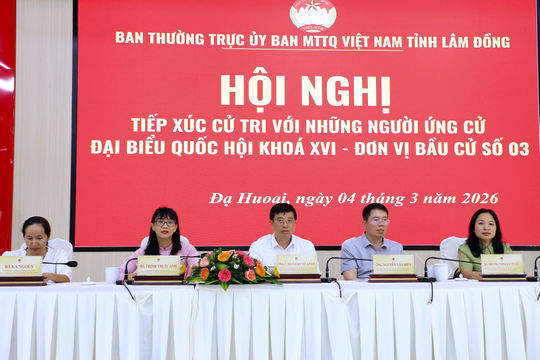 Cử tri Đạ Huoai gửi gắm nhiều kỳ vọng tới ứng cử viên ĐBQH Lâm Đồng