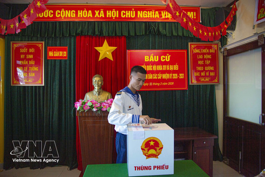 Early voting conducted in most remote offshore platform cluster