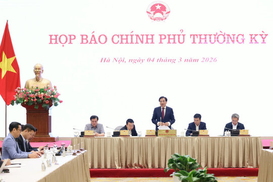 Họp báo Chính phủ thường kỳ tháng 2/2026: Nhiều vấn đề kinh tế được quan tâm