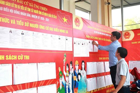 Điều kiện về tuổi để đi bầu cử vào ngày 15/3/2026