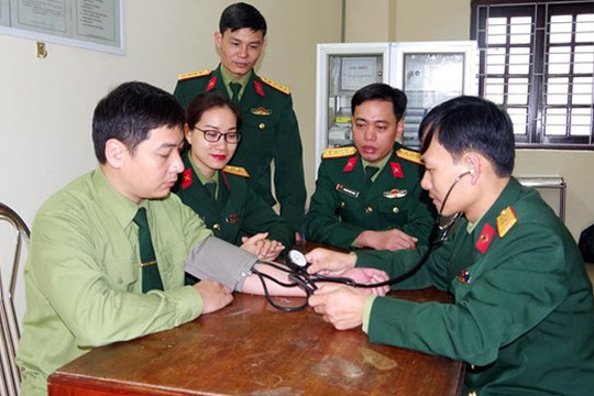 Quy định về khám, chữa bệnh với quân nhân chuyên nghiệp đủ 15 năm công tác trở lên đã phục viên