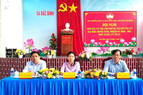 Cử tri xã Bắc Bình kỳ vọng vào ứng cử viên HĐND tỉnh Lâm Đồng