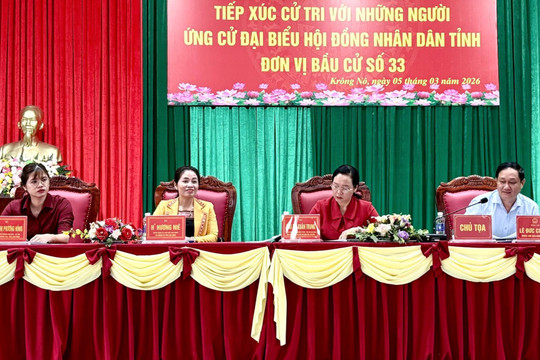Ứng cử viên HĐND tỉnh Lâm Đồng cam kết đồng hành cùng địa phương