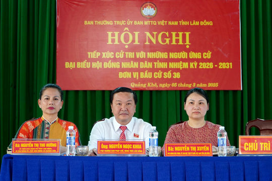 Ứng cử viên đại biểu HĐND tỉnh cam kết “nói đúng, làm thật, đồng hành cùng cử tri”