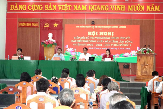 Cử tri phường Bình Thuận gửi gắm kỳ vọng phát triển địa phương