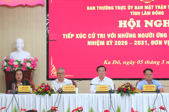 Ứng cử viên đại biểu HĐND tỉnh Lâm Đồng cam kết chuyển tải kỳ vọng cử tri xã Ka Đô