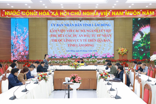 Lâm Đồng tìm giải pháp tháo gỡ vướng mắc các dự án đầu tư y tế