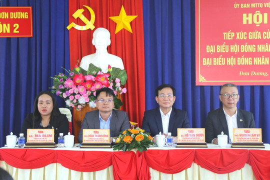 Cử tri xã Đơn Dương gửi gắm nhiều kỳ vọng vào ứng cử đại biểu HĐND tỉnh